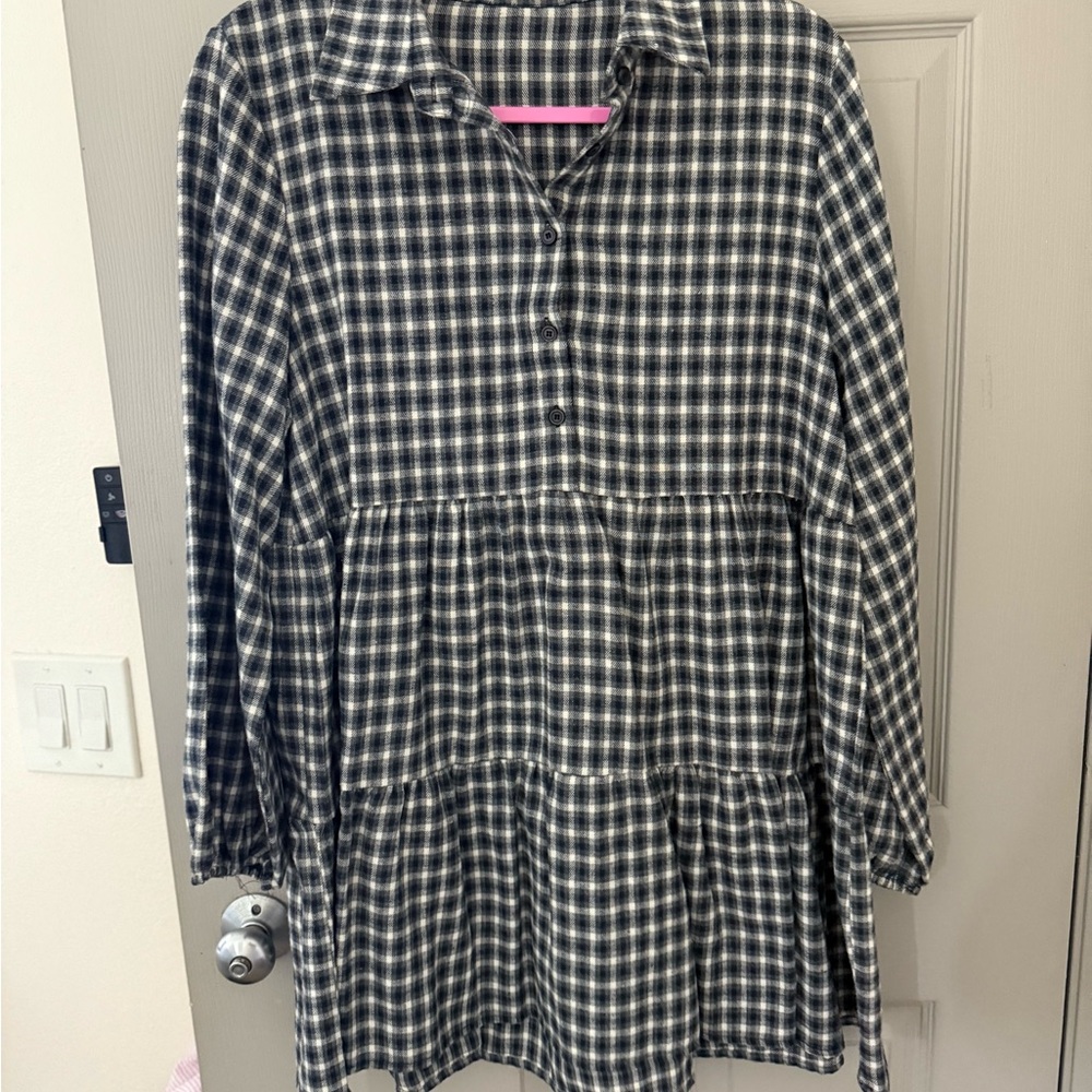 Pink Lily Plaid Dress
